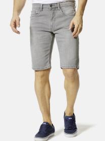 Herren Shorts Sommer Denim Stretch grau